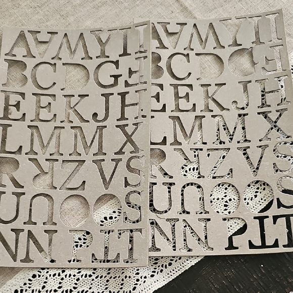 Assorted Alphabet Craft Chipboard Letters And Shapes For Scrapbooking Arts Craft - Picture 8 of 10